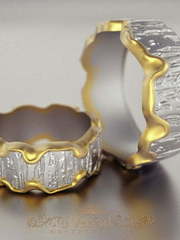 Обручальные кольца VGOK0160 из Комбинированные от Ювелирный Дом Версаль 1