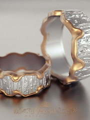 Обручальные кольца VGOK0160 из Комбинированные от Ювелирный Дом Версаль 2