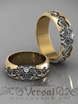 Обручальные кольца VGOK0075 из Желтое золото, Комбинированные от Ювелирный Дом Версаль 2