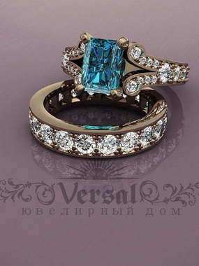 Помолвочное кольцо VGJK0099 из Белое золото, Розовое (красное) золото от Ювелирный Дом Версаль 2