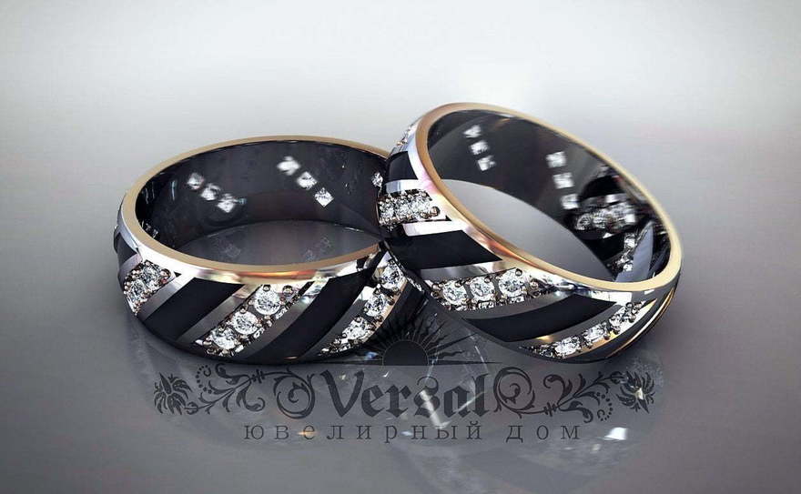 Обручальные кольца VGOK0007 из Белое золото от Ювелирный Дом Версаль 2