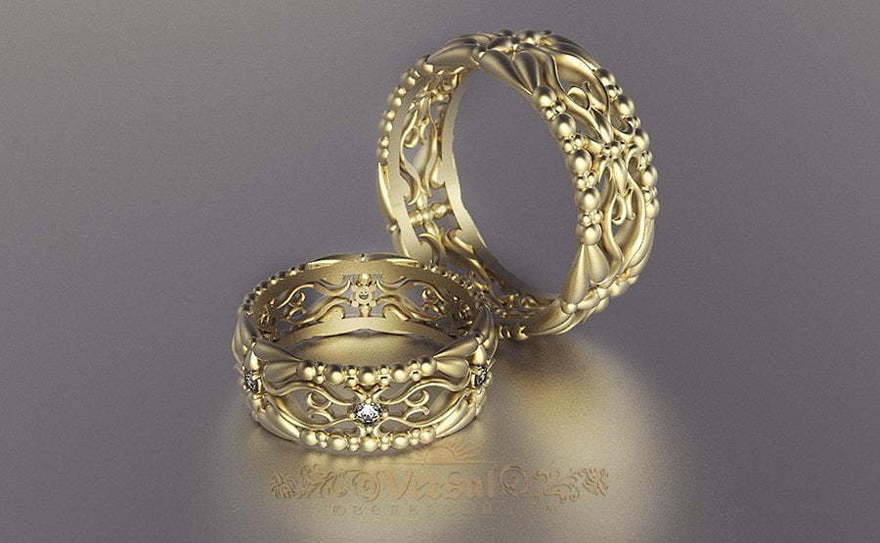 Обручальные кольца VGOK0176 из Желтое золото от Ювелирный Дом Версаль 1