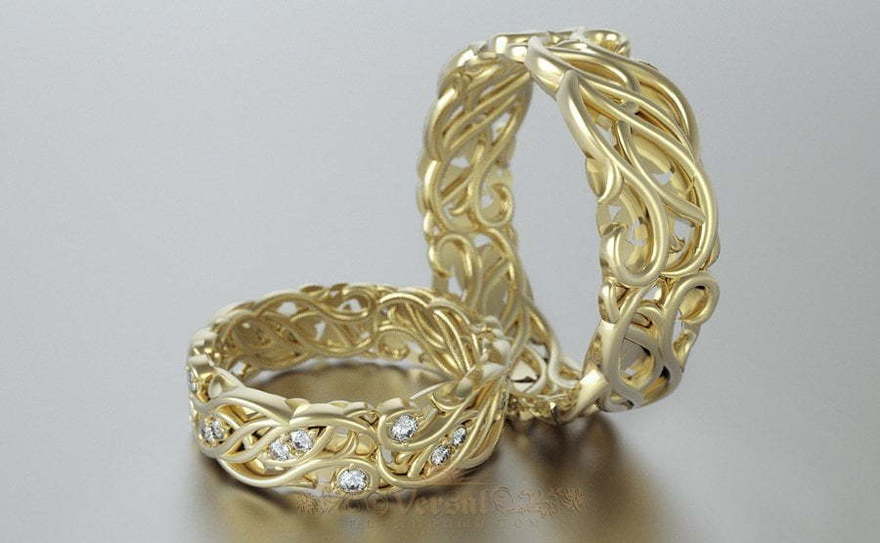 Обручальные кольца VGOK0175 из Желтое золото от Ювелирный Дом Версаль 1