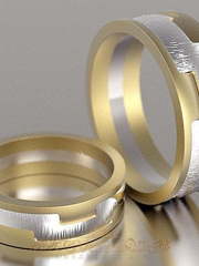 Обручальные кольца VGOK0077 из Комбинированные от Ювелирный Дом Версаль 1