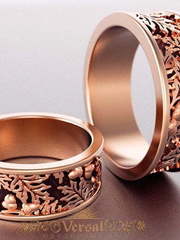 Обручальные кольца VGOK0197 из Розовое (красное) золото от Ювелирный Дом Версаль 1
