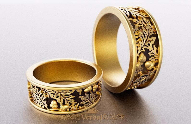Обручальные кольца VGOK0197 из Желтое золото от Ювелирный Дом Версаль 2