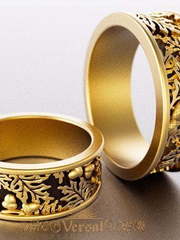 Обручальные кольца VGOK0197 из Желтое золото от Ювелирный Дом Версаль 2
