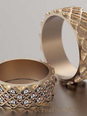 Обручальные кольца VGOK0116 из Розовое (красное) золото от Ювелирный Дом Версаль 1