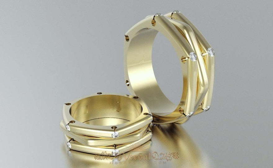 Обручальные кольца VGOK0095 из Желтое золото от Ювелирный Дом Версаль 1