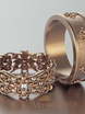 Обручальные кольца VGOK0110 из Белое золото, Розовое (красное) золото, Платина от Ювелирный Дом Версаль 1