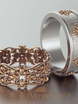 Обручальные кольца VGOK0110 из Белое золото, Розовое (красное) золото, Платина от Ювелирный Дом Версаль 2