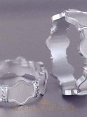 Обручальные кольца VGOK0184 из Белое золото, Платина от Ювелирный Дом Версаль 1