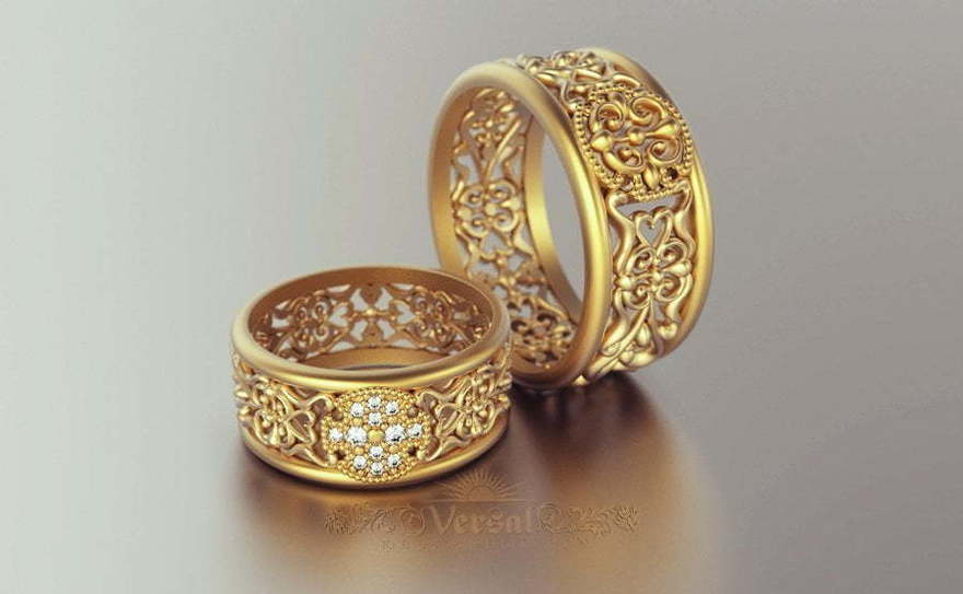 Обручальные кольца VGOK0120 из Желтое золото от Ювелирный Дом Версаль 1