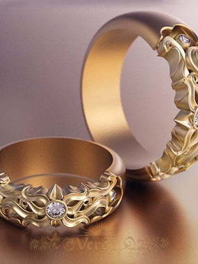 Обручальные кольца VGOK0141 из Желтое золото от Ювелирный Дом Версаль 1