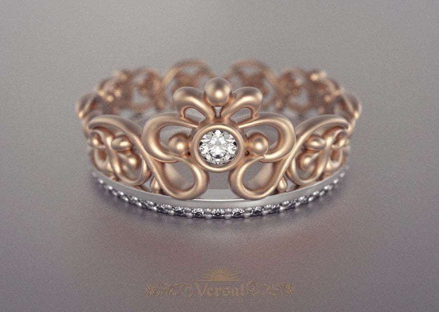 Помолвочное кольцо VGPK0106 из Комбинированные от Ювелирный Дом Версаль 1