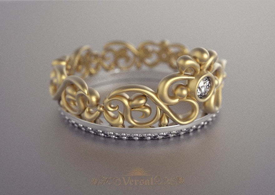 Помолвочное кольцо VGPK0106 из Комбинированные от Ювелирный Дом Версаль 3