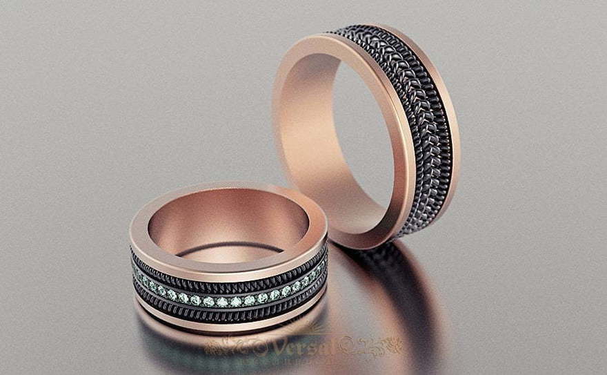 Обручальные кольца VGOK0108 из Комбинированные от Ювелирный Дом Версаль 4