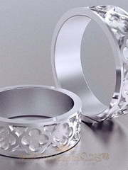 Обручальные кольца VGOK0200 из Белое золото от Ювелирный Дом Версаль 1