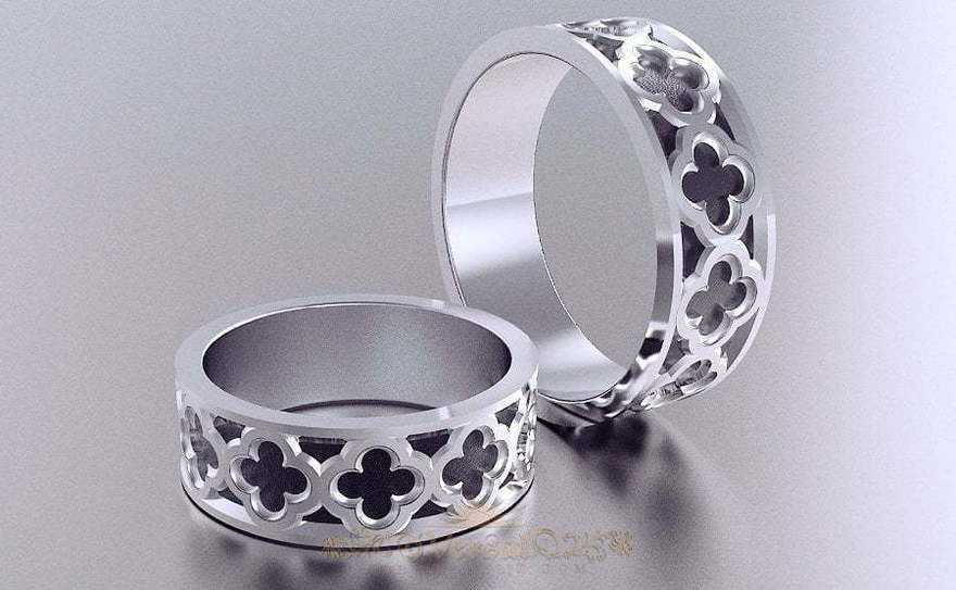 Обручальные кольца VGOK0200 из Белое золото от Ювелирный Дом Версаль 2