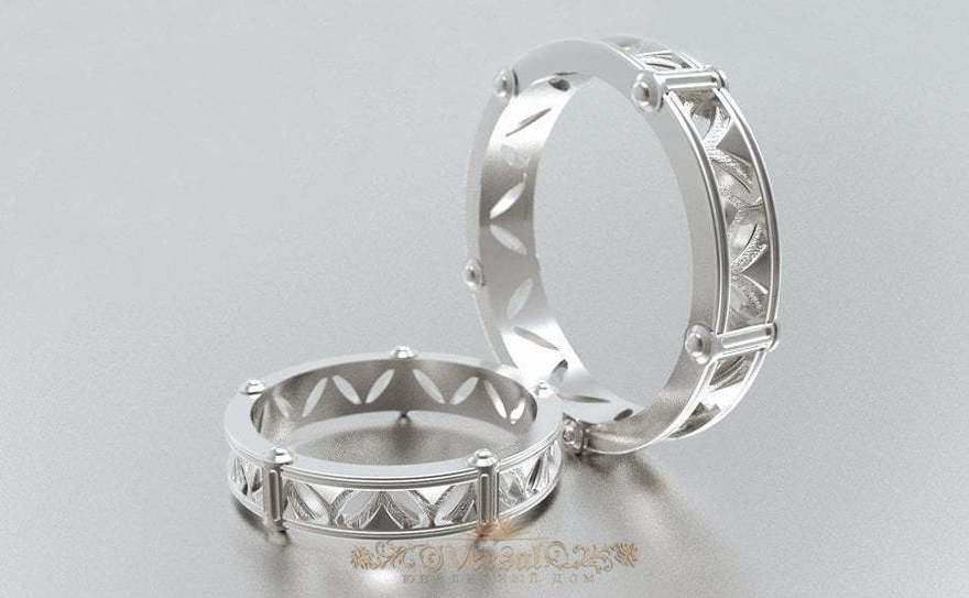 Обручальные кольца VGOK0198 из Белое золото от Ювелирный Дом Версаль 1