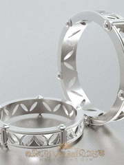 Обручальные кольца VGOK0198 из Белое золото от Ювелирный Дом Версаль 1