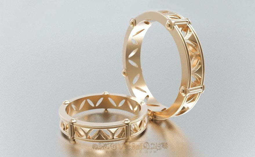 Обручальные кольца VGOK0198 из Розовое (красное) золото от Ювелирный Дом Версаль 1