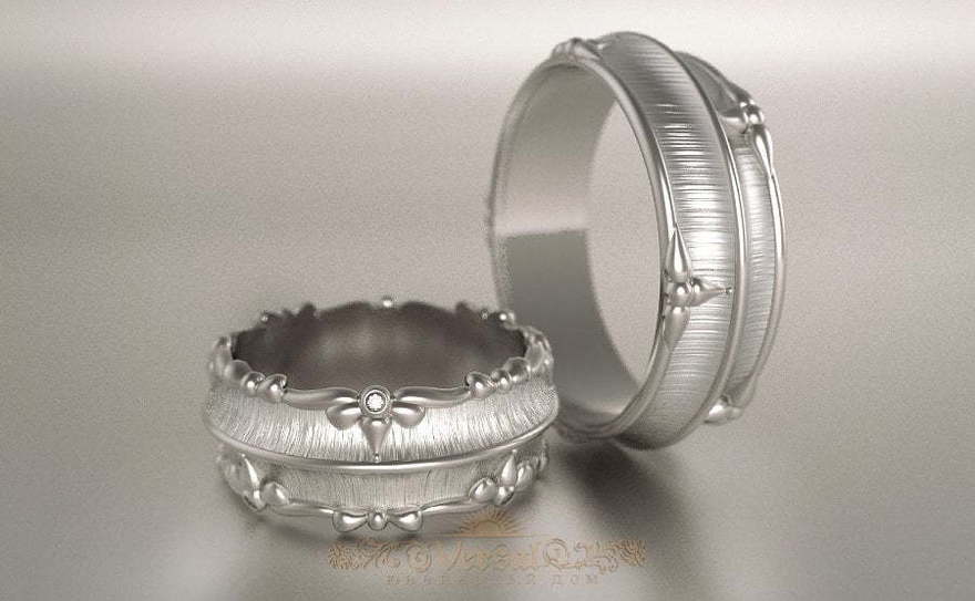 Обручальные кольца VGOK0169 из Белое золото, Платина от Ювелирный Дом Версаль 1