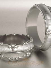Обручальные кольца VGOK0169 из Белое золото, Платина от Ювелирный Дом Версаль 1