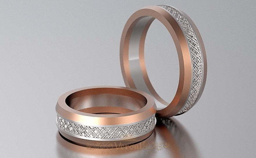 Обручальные кольца VGOK0002 из Комбинированные от Ювелирный Дом Версаль 2