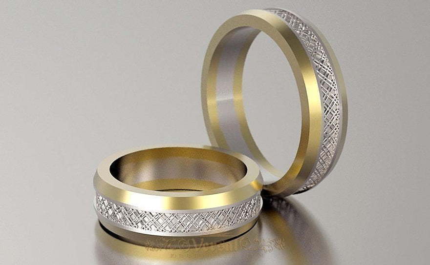 Обручальные кольца VGOK0002 из Комбинированные от Ювелирный Дом Версаль 3