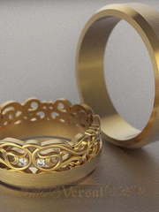 Обручальные кольца VGOK0171 из Желтое золото от Ювелирный Дом Версаль 1