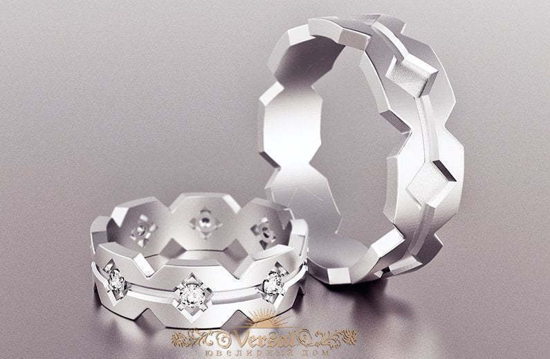Обручальные кольца VGOK0203 из Белое золото от Ювелирный Дом Версаль 1