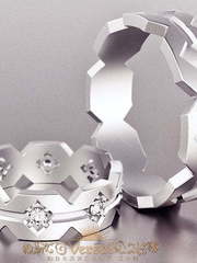 Обручальные кольца VGOK0203 из Белое золото от Ювелирный Дом Версаль 1