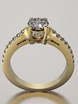 Помолвочное кольцо VGPK0027 из Желтое золото от Ювелирный Дом Версаль 1