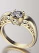 Помолвочные кольца VGPK0085 из Желтое золото от Ювелирный Дом Версаль 1