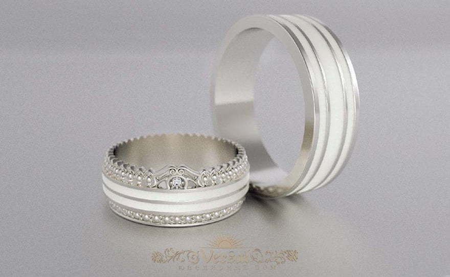Обручальные кольца VGOK0132 из Белое золото, Платина от Ювелирный Дом Версаль 1