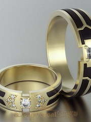 Обручальные кольца VGOK0143 из Желтое золото от Ювелирный Дом Версаль 2