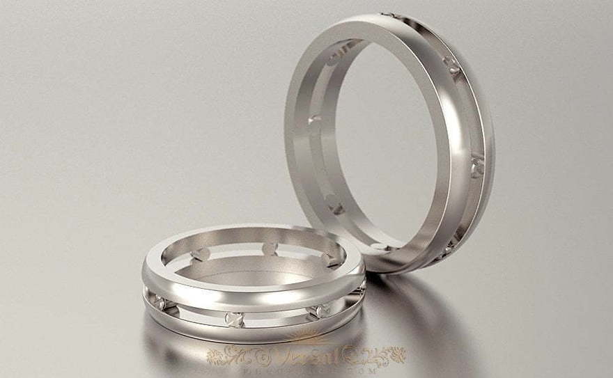 Обручальные кольца VGOK0153 из Белое золото, Платина от Ювелирный Дом Версаль 2