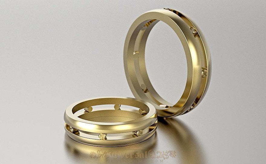 Обручальные кольца VGOK0153 из Желтое золото от Ювелирный Дом Версаль 2