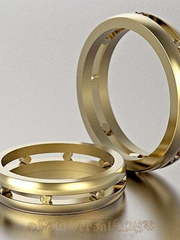 Обручальные кольца VGOK0153 из Желтое золото от Ювелирный Дом Версаль 2