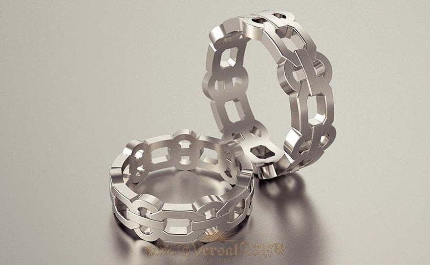 Обручальные кольца VGOK0087 из Белое золото, Платина от Ювелирный Дом Версаль 2