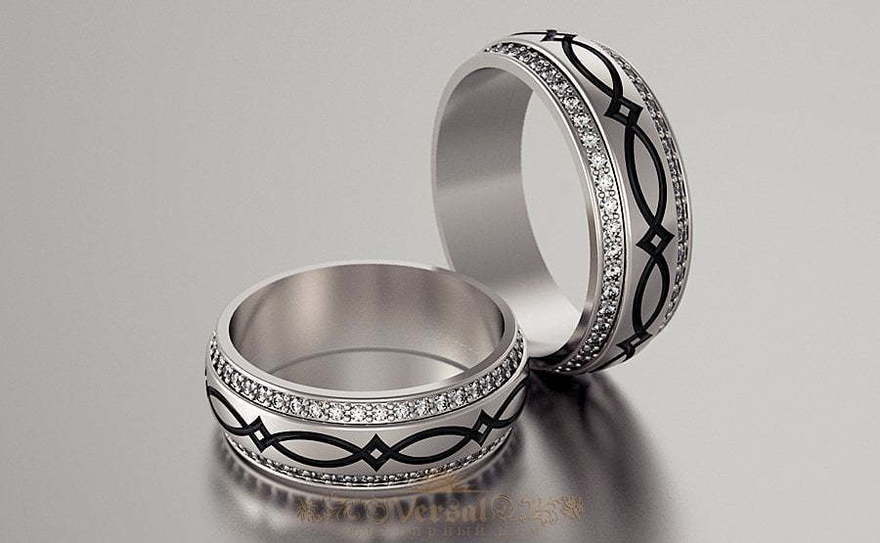 Обручальные кольца VGOK0006 из Белое золото, Платина от Ювелирный Дом Версаль 1