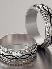 Обручальные кольца VGOK0006 из Белое золото, Платина от Ювелирный Дом Версаль 1