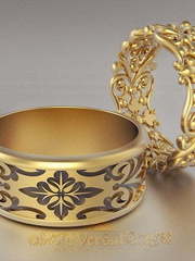 Обручальные кольца VGOK2110 из Желтое золото от Ювелирный Дом Версаль 1