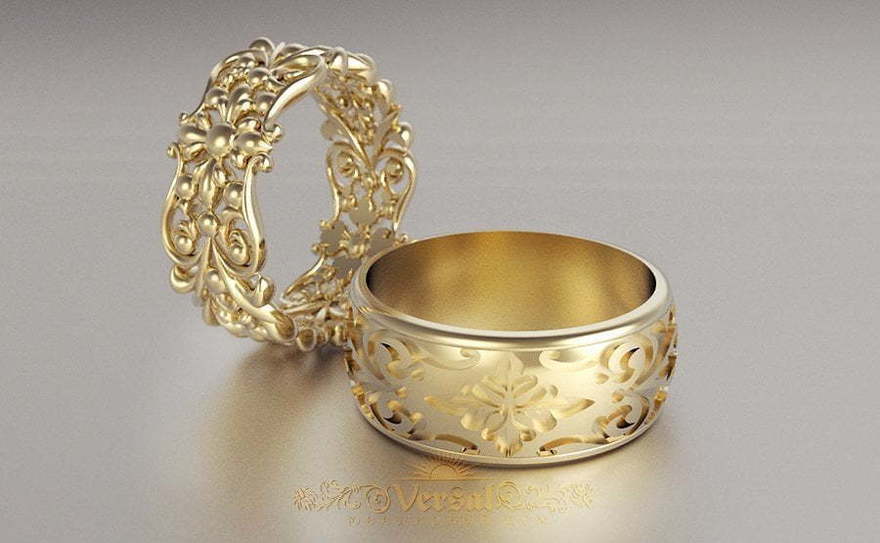 Обручальные кольца VGOK2110 из Желтое золото от Ювелирный Дом Версаль 2