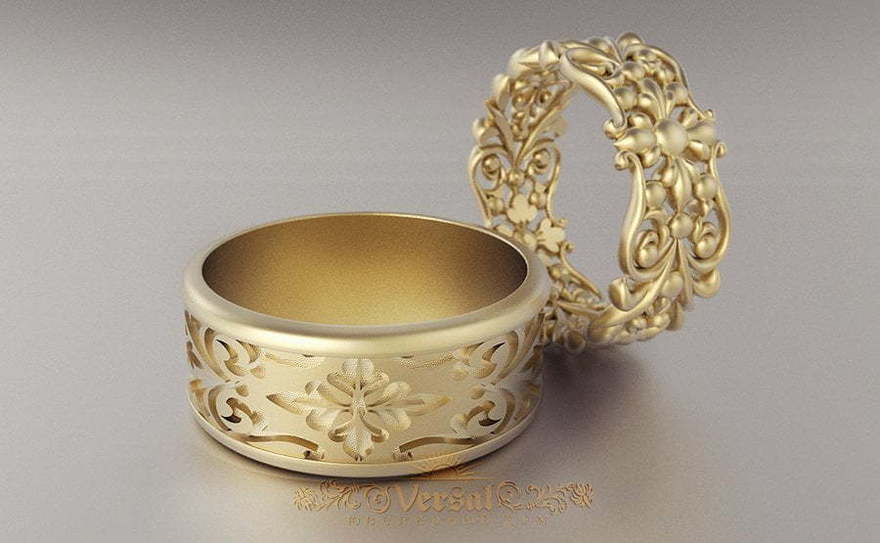 Обручальные кольца VGOK2110 из Желтое золото от Ювелирный Дом Версаль 3