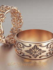 Обручальные кольца VGOK2110 из Розовое (красное) золото от Ювелирный Дом Версаль 1