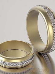 Обручальные кольца VGOK0021 из Желтое золото, Комбинированные от Ювелирный Дом Версаль 1