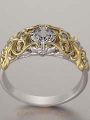 Помолвочное кольцо VGPK0083 из Комбинированные от Ювелирный Дом Версаль 2