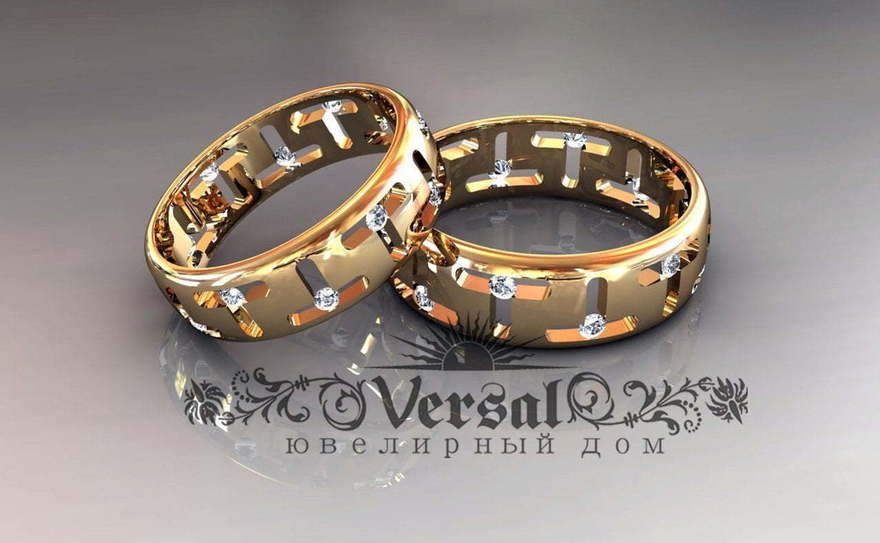 Обручальные кольца VGOK0034 из Желтое золото от Ювелирный Дом Версаль 1